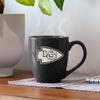 Rico Industries NFL Football Kansas City Chiefs Alternate 16 oz Team Color Laser Engraved Speckled Ceramic Coffee Mug view 2
