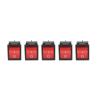 On Off 4 Pin Rocker Boat Switch,30A Welder Welding Machine 4 Pin Boat Type On Off Rocker Switch, IP65 Waterproof and Dustproof(5PCS) view 1