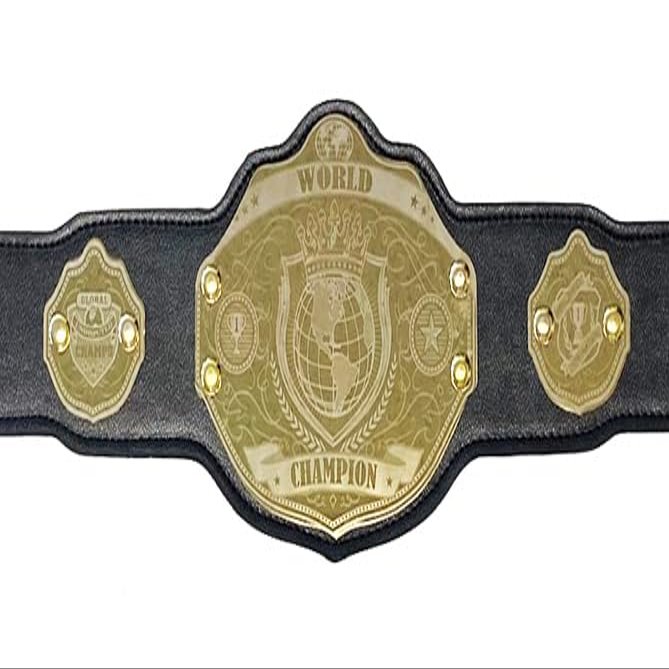 Undisputed Belts Mini World Champ Custom Championship Belt