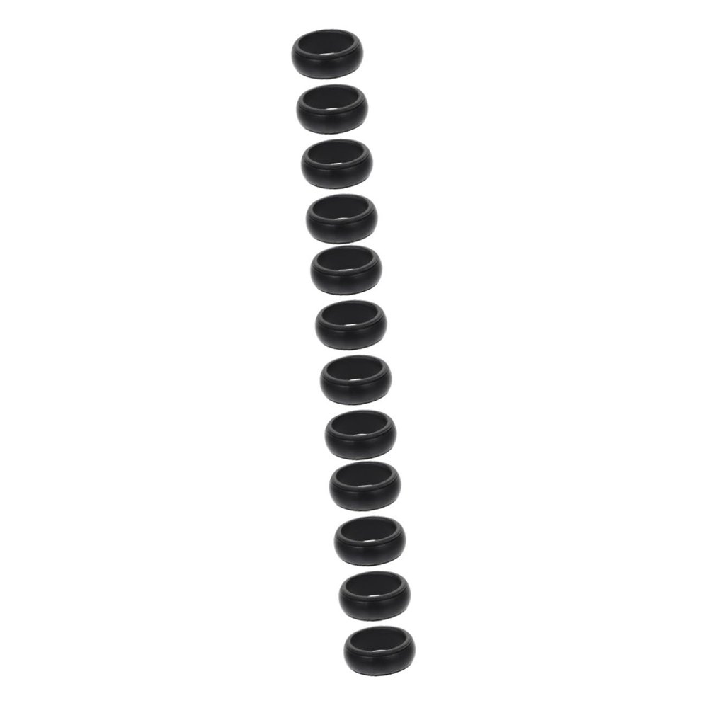 EXCEART 12pcs Silicone Finger Ring Protector Knuckle Rings for Women Sports Gym Straps Outdoor Jewelry