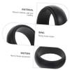 EXCEART 12pcs Silicone Finger Ring Protector Knuckle Rings for Women Sports Gym Straps Outdoor Jewelry view 2