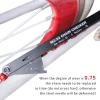 Gugxiom Bike Chain Checker, Bicycle Chain Wear Indicator, Aluminum Alloy Chain Checker Tool, for Detecting The Length and Angle of The Chain, Compatible with Most Bicycle Chains (Black) view 2
