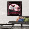 NFL Arizona Cardinals - Neon Helmet 23 Wall Poster, 34L" x 22.4W", Black Framed Version view 2