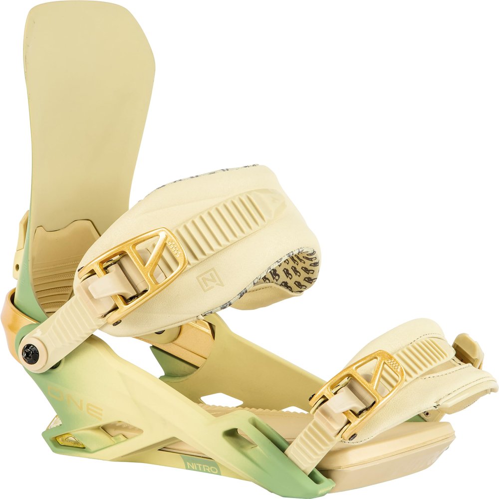 Nitro One Men's Snowboard Bindings (Medium, Nitro X Drink Sexy)