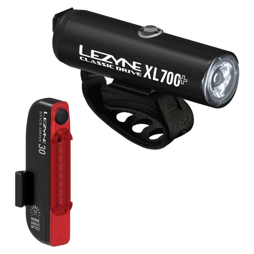 Lezyne XL 700 Lumen Bike Light Pair / Stick Drive