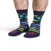JNRB Men's Cotton Cool Fun Bright Design Novelty Dress Crew Socks Toy Army Soldiers Military Pattern, S-M or L-XL (as1, alpha, s, m, regular, regular, Peacemaker) view 1