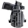 Rounded Druid IWB/OWB Holster w/Claw & Wedge Fits: Glock 17 19 19X 26 31 32 33 34 45 w/TLR7a Holster - Ambi - Carbon Fiber Black Kydex - Concealment Express - American Made view 4
