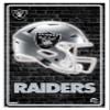 NFL Las Vegas Raiders - Neon Helmet 23 Wall Poster, 22.4L" x 14.7W", White Framed Version view 1