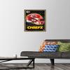 Trends International NFL Kansas City Chiefs - Neon Helmet 23 Wall Poster, 14.725" x 22.375", Premium Poster & Push Pin Bundle view 2