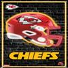 Trends International NFL Kansas City Chiefs - Neon Helmet 23 Wall Poster, 14.725" x 22.375", Premium Poster & Push Pin Bundle view 4