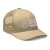 RIVEMUG Real Cars Don't Shift Themselves Trucker Hat Mid Crown Curved Bill Adjustable Cap Funny Auto Racing Mechanic Manual Khaki view 4