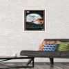 NFL Miami Dolphins - Neon Helmet 23 Wall Poster, 22.4L" x 14.7W", White Framed Version view 2