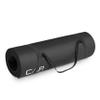 CAP Barbell High Density Exercise Mat with strap, 68"x24" 12mm (Black) view 1