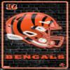 Trends International NFL Cincinnati Bengals - Neon Helmet 23 Wall Poster, 34L x 22.4W, Premium Unframed Version view 1