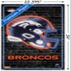 NFL Denver Broncos - Neon Helmet 23 Wall Poster, 34L" x 22.4W", Premium Unframed Version view 3