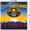 Trends International NBA Denver Nuggets - 2023 NBA Finals Team Logo Wall Poster, 34L x 22.4W, Premium Poster & Mount Bundle view 3