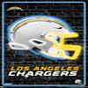 Trends International NFL Los Angeles Chargers - Neon Helmet 23 Wall Poster, 22.4L x 14.7W, Premium Unframed Version view 1