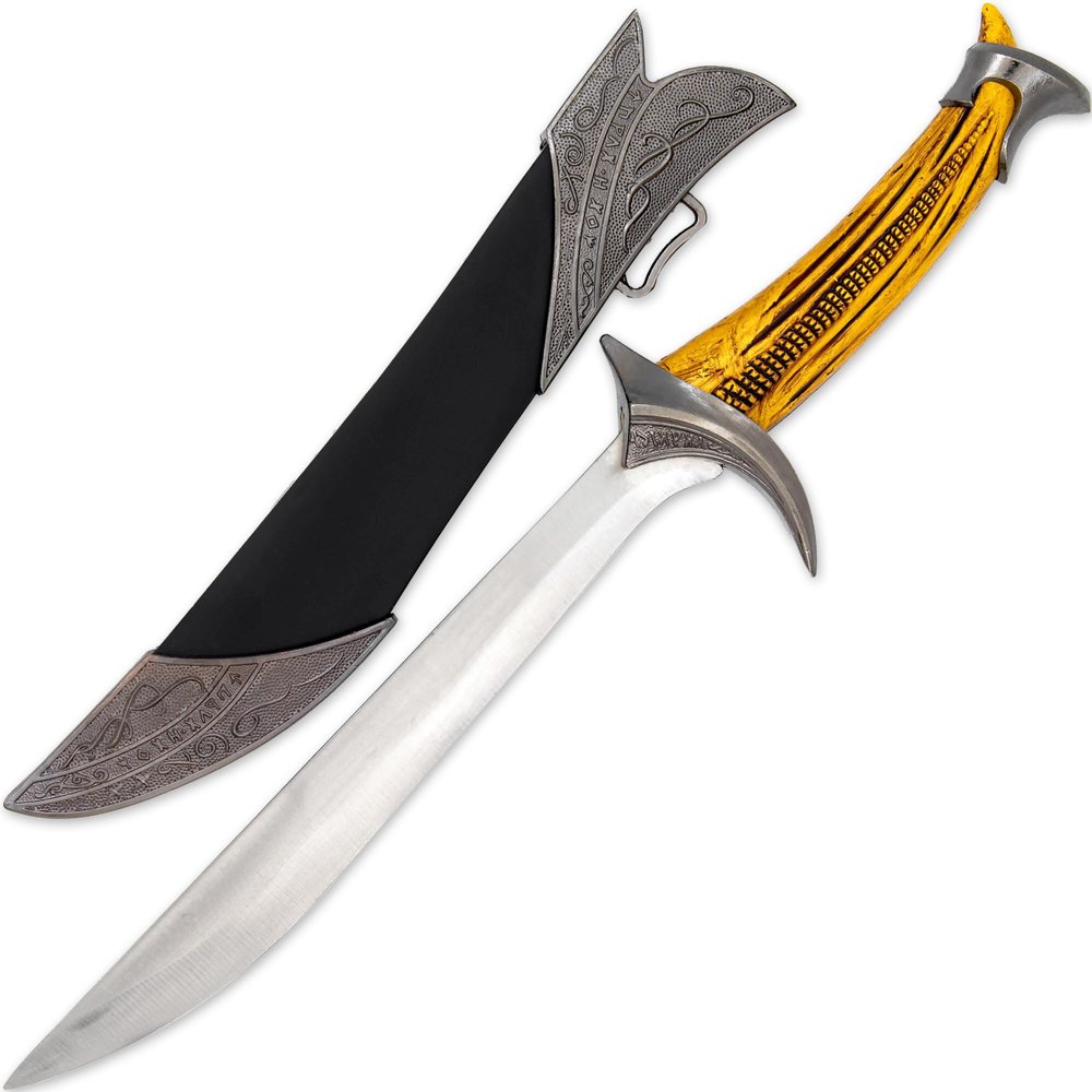Armory Replicas Natures Gift Movie Inspired Replica Medieval Arming Dagger - Reenactment Cosplay Costume Knife w, Hard Scabbard