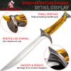 Armory Replicas Natures Gift Movie Inspired Replica Medieval Arming Dagger - Reenactment Cosplay Costume Knife w, Hard Scabbard view 2