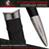 Armory Replicas - Sky Awakening Medieval Stainless Steel Arming Dagger - Historical Reenactment Knightly Costume Cosplay Prop Knife w/Hard Scabbard view 3