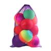 GSE Games & Sports Expert 24"x36" Purple Heavy Duty Mesh Drawstring Bag, Extra Large Sports Equipment Bag with Shoulder Strap for Soccer, Basketballs, Volleyballs, Footballs, Swimming Gear, Laundry view 1