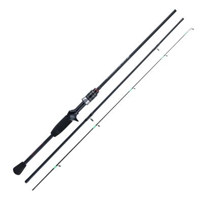 Fishing Poles Casting Spinning Fishing Rod 1.8m Ultralight Carbon Fiber Rod Pole 3 Section with EVA Handle Baitcasting Fishing Rod Caa De Pescar (Size : 1.8m - Spinning Rod)