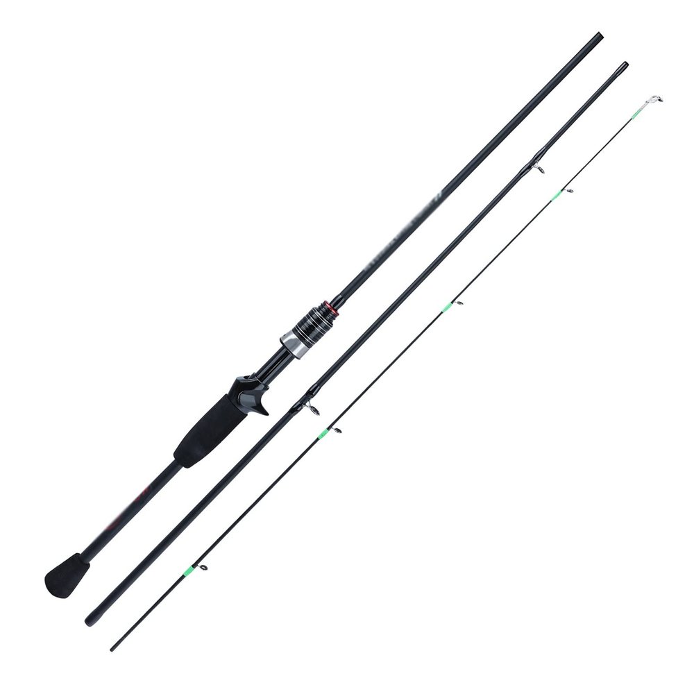 Fishing Poles Casting Spinning Fishing Rod 1.8m Ultralight Carbon Fiber Rod Pole 3 Section with EVA Handle Baitcasting Fishing Rod Caa De Pescar (Size : 1.8m - Spinning Rod)