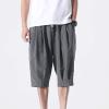 Mens Shorts Gym Lightweight Shorts for Men 2023 Casual Premium Twill Relaxed Fit Drawstring Walk 11 Inch Casual Pocket Shorts Gray M view 2