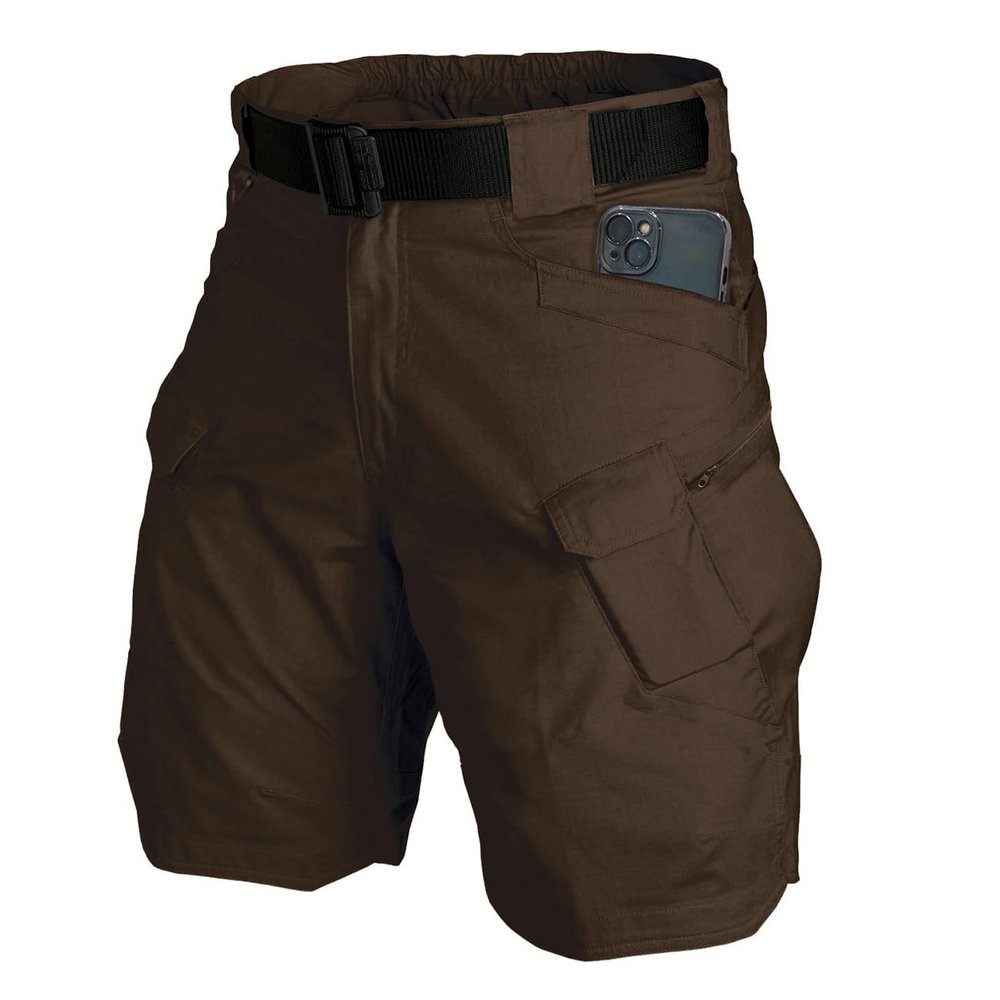 Yameekamulga Hiking Tactical Workout Urban Summer Shorts Men Cotton Blend Water-Resistant Hiking Fishing Camping Actives