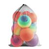 GSE Mesh Drawstring Ball Bag with Shoulder Strap, 1-Pack, Grey, 24" x 36" view 1