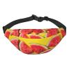 Watermelon Beautiful Printed Fanny Pack Belt Bag Waist Bag With 3-Zipper Pockets Adjustable Crossbody For Sports Running Travel view 1