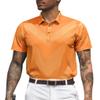 Derminpro Men's Summer Polo T-Shirt Short Sleeve Dry Fit Collared Golf Tennis Shirts Orange Small view 2