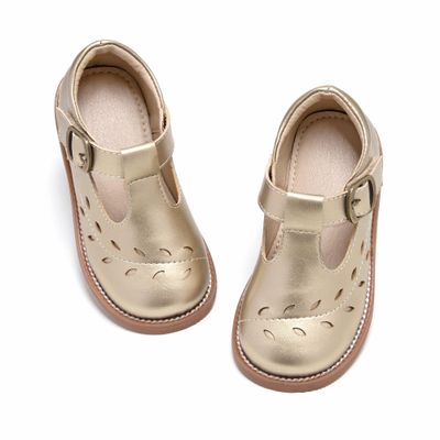 Otter MOMO Todder Little Girls Oxford Shoes Mary Jane T-Strap School Uniform Party Dress Flat Shoes