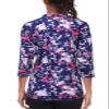 Tanst Sky Women's Polo Shirts, Golf Tops for Women Quarter Zip Collared 3/4 Sleeve Funny UPF 50 UV Protection Activewear Ladies Yoga Running Pickleball Workout Athletic Clothes Purple Medium view 2