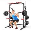 SunHome Power Cage Squat Rack, Multi-Functional Power Rack with J-Hooks, Dip Handles, Weight Plate and Olympic Bar Storage Home Gym view 2