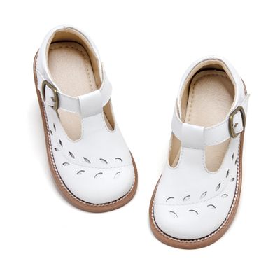 Otter MOMO Todder Little Girls Oxford Shoes Mary Jane T-Strap School Uniform Party Dress Flat Shoes