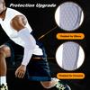 GUOZI Arm Elbow Sleeves, [2 Pack] Honeycomb Crashproof Arm Elbow Pads for Youth Adult Sports Football Basketball Volleyball view 2