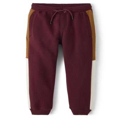 Gymboree,and Toddler Fleece Jogger Sweatpants,Rustic Redwood,4T