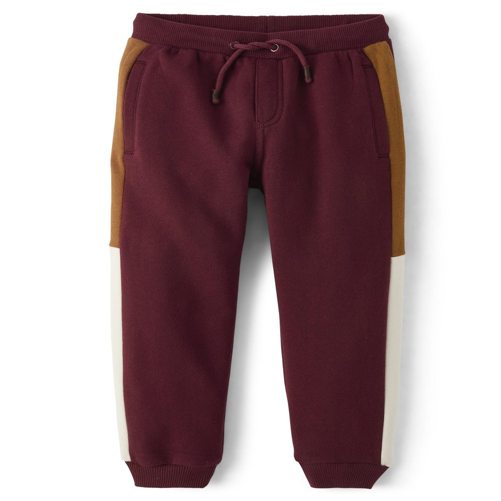 Gymboree,and Toddler Fleece Jogger Sweatpants,Rustic Redwood,4T