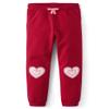 Gymboree,and Toddler Fleece Jogger Sweatpants,Valentine Hearts,18-24 Months view 1
