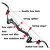 Archery Bowfishing Lever Bow Kit Compound Bow Kit IBO 320FPS Draw Weight 30-55 Lbs Adjustable for Outdoor Hunting Shooting Fishing (Green) view 3
