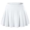 easyforever Kids Girls Pleated Tennis Golf Skirt with Shorts Skort High Waist Running Workout Athletic Activewear White 14-15 Years view 1