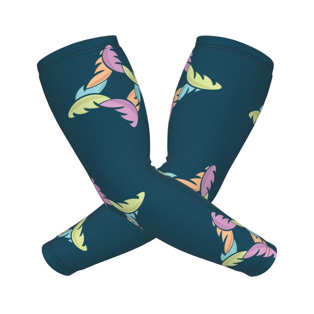 Woyaba Funny colorful taco cute mexico food taco compression arm sleeve,farslemers defense gardening sleeves sun protection arm sleeves for men,women or teenager