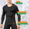 Men's Compression Shirts Long Sleeve, Base-Layer Quick Dry Workout T Shirts Sports Running Tops for Gym view 3
