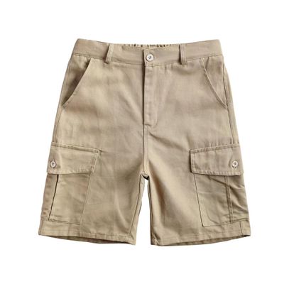Maiyifu-GJ Men's Relaxed Fit Lightweight Multi Pocket Shorts Straight Cargo Shorts Summer Workout Workwear Shorts (Khaki,XX-Large)