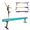 Sealoha 8ft Ultrasimple Adjustable&Foldable Balance Beam,High-Low Floor Beam Suede Gymnastics Equipment, Gymnastics Beam for Training&Professional HomeTraining (Gym Beam, Teal, 8ft) view 1