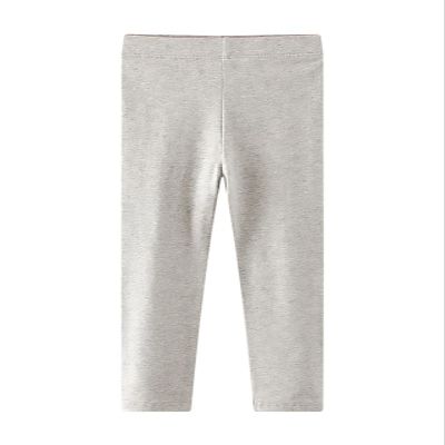 KISSOURBABY Girls Toddlers Leggings Fashion Stretch Pants Comfortable Bottoms,1273-Grey-4T