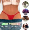 Banamic Women Underwear Lace Cut Out Thongs Mid Waist Panties Briefs view 4