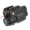 SIXRAY Rechargeable Red Laser and Flashlight for Pistol, 600 Lumen Tactical Pistol Light Laser Combo with Red Beam, Strobe, Magnetic Charging, Fit Picatinny view 1