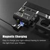 SIXRAY Rechargeable Red Laser and Flashlight for Pistol, 600 Lumen Tactical Pistol Light Laser Combo with Red Beam, Strobe, Magnetic Charging, Fit Picatinny view 3
